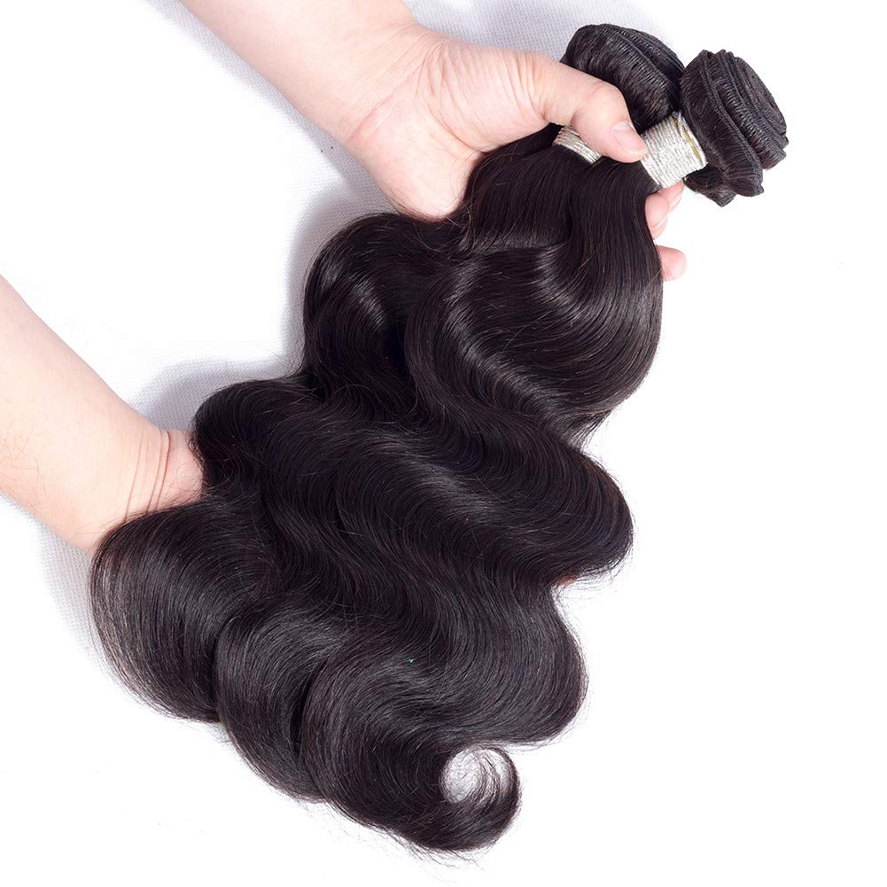 8A Brazilian Body Wave Bundles 14 16 18 20inches Human Hair Weave Unprocessed Body Wave Human Hair Bundles Brazilian Body Wave Virgin Hair Extensions Natural Color Find Your New Look Today!