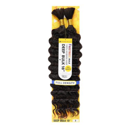 SHAKE-N-GO 100% HUMAN HAIR - FREETRESS - DEEP BULK 18