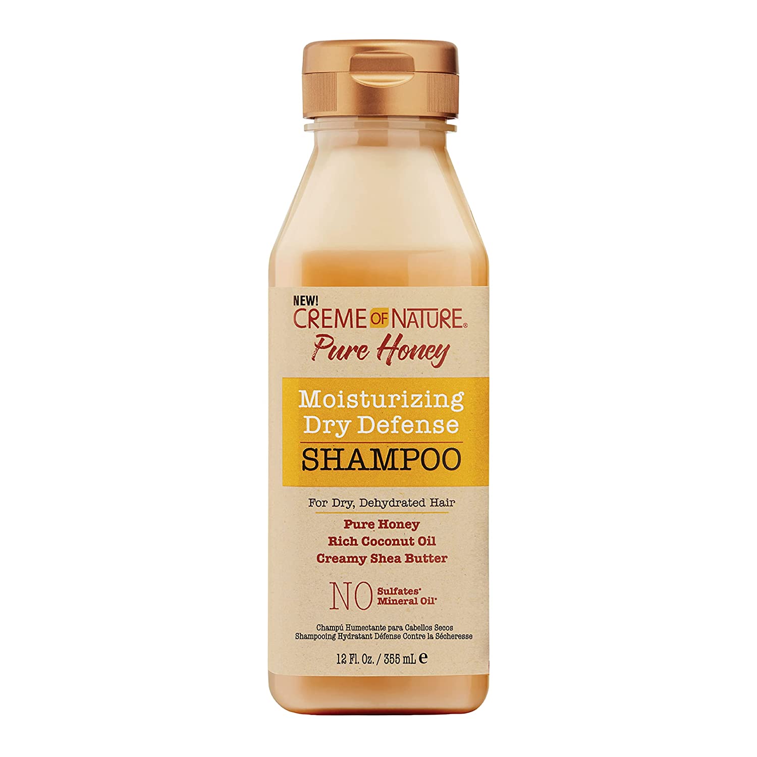 Coconut Oil & Shea Butter Shampoo by Creme of Nature,Dry Defense for Damaged Hair, Formula with Pure Honey, 12.07 Fl Oz Find Your New Look Today!