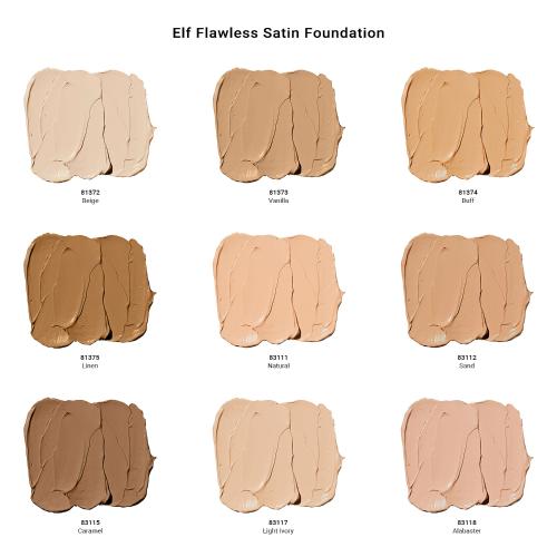 Elf Flawless Satin Foundation 0.68oz Find Your New Look Today!