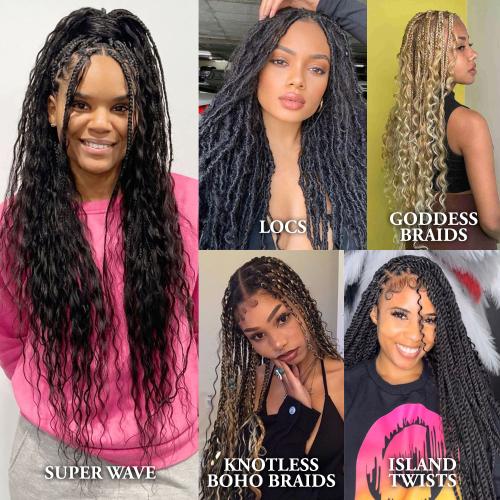 Human Hair Braids Milky Way Ripple Deep Bulk 18 Find Your New Look Today!