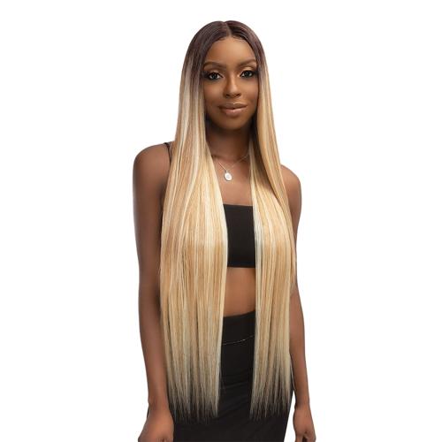 Janet Collection Human Hair Blend HD Swiss Lace Front Wig Remy Illusion X-Long Paki Find Your New Look Today!