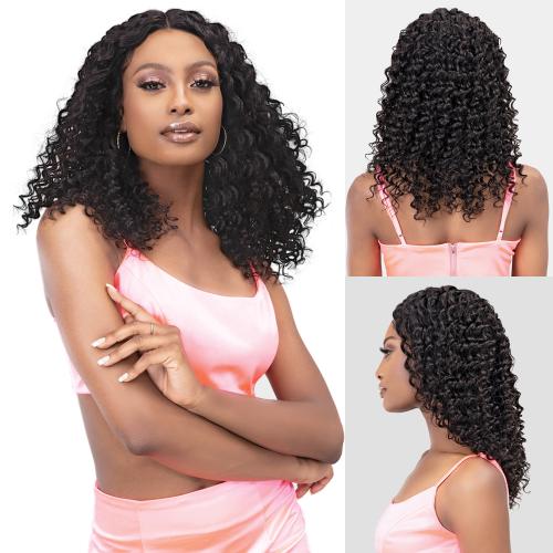 Janet Collection Natural Virgin Remy Indian Hair HD Swiss Lace Front Wig Luscious Wet N Wavy Deep Find Your New Look Today!