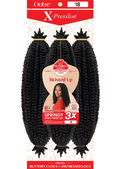 OUTRE X-PRESSION TWISTED UP - SPRINGY AFRO TWIST 24" - 3X