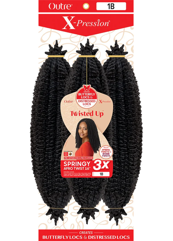 OUTRE X-PRESSION TWISTED UP - SPRINGY AFRO TWIST 24