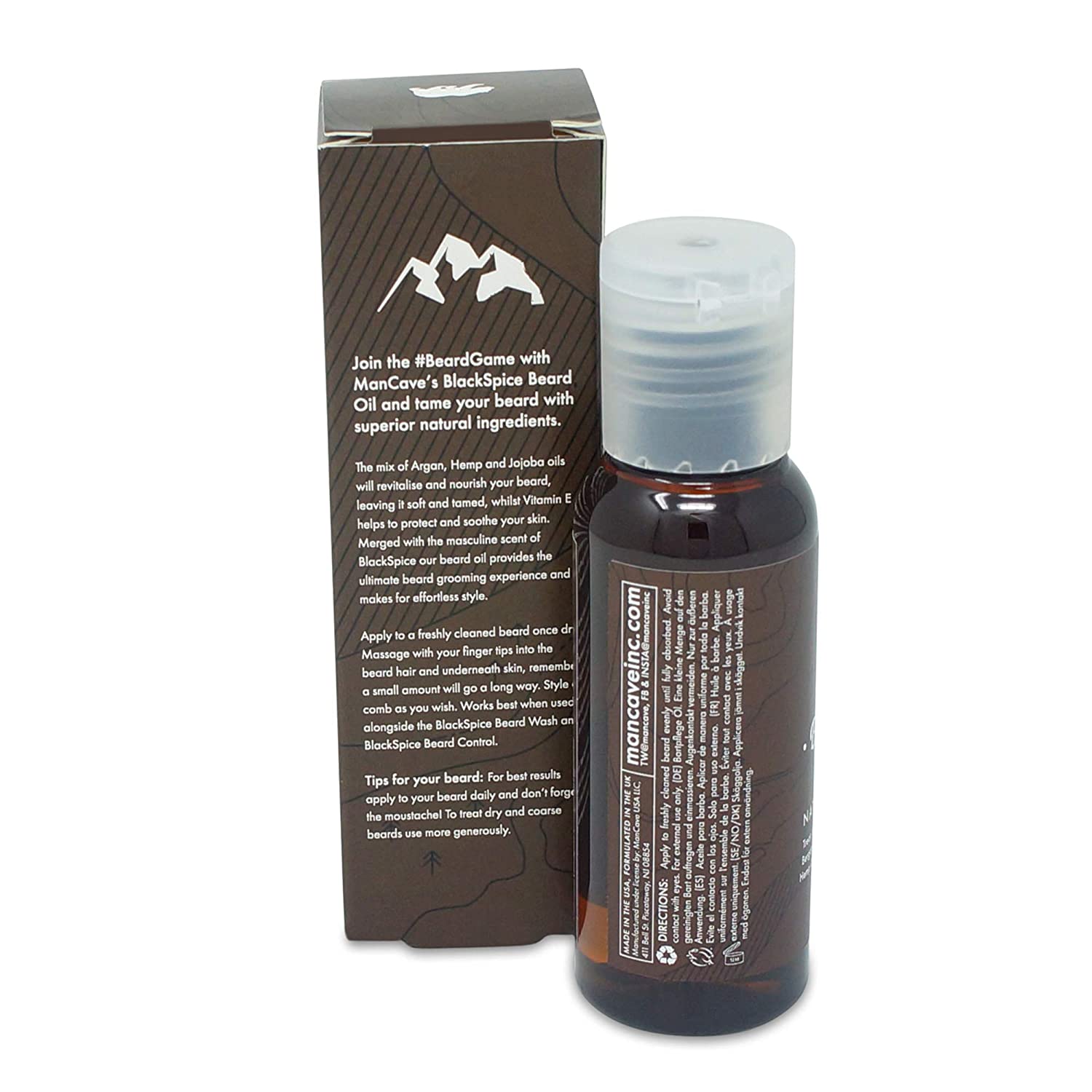 ManCave Black Spice Beard Oil, 1.69 oz Find Your New Look Today!