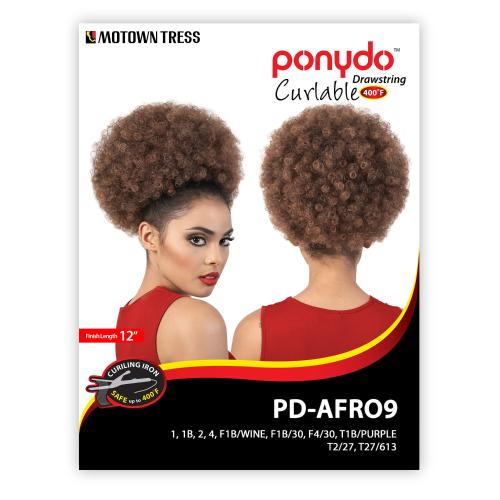 Motown Tress Drawstring Ponytail Ponydo Curlable PD-Afro9 Find Your New Look Today!