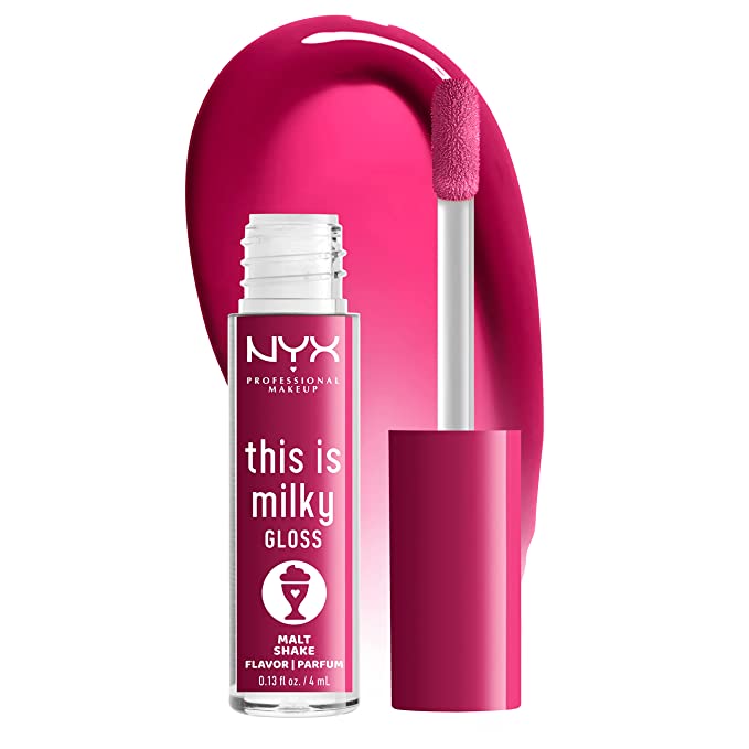 NYX PROFESSIONAL MAKEUP This Is Milky Gloss, Lip Gloss with 12 Hour Hydration, Vegan Find Your New Look Today!