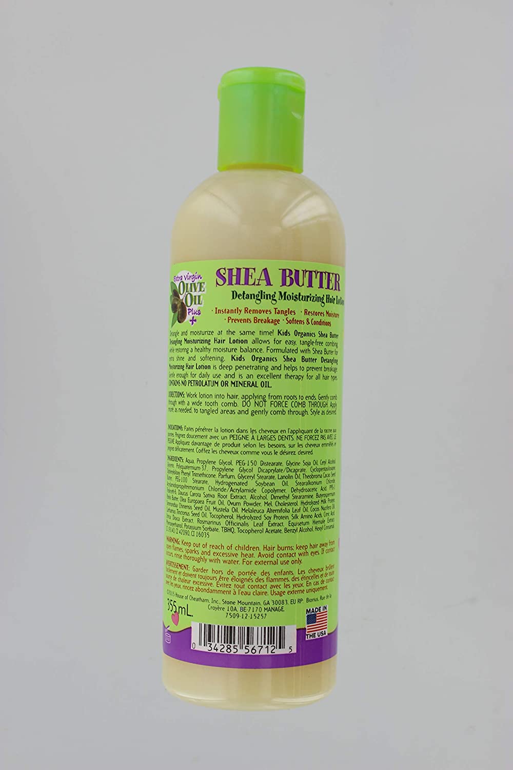 Originals by Africa's Best Kids Shea Butter Detangling Moisturizing Hair Lotion, Enriched with Extra Virgin Olive Oil, Petrolatum and Mineral Oil Free, 12 oz Bottle Find Your New Look Today!