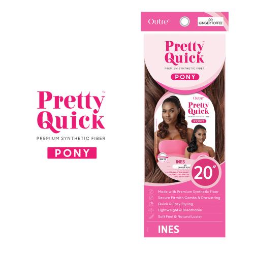 Outre Pretty Quick Drawstring Pony Ines Find Your New Look Today!