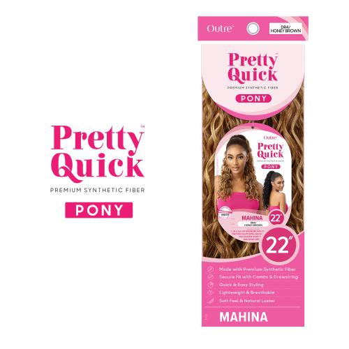 Outre Pretty Quick Drawstring Pony Mahina Find Your New Look Today!