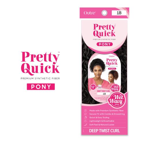 Outre Pretty Quick Drawstring Pony Wet N Wavy Deep Twist Curl Find Your New Look Today!