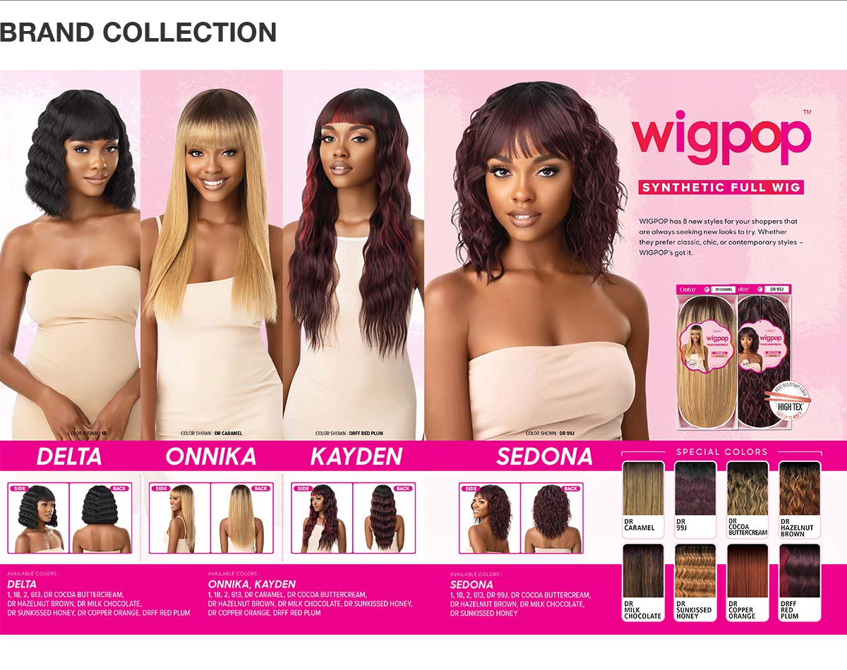 Outre Wigpop Synthetic Full Wig - ONNIKA (1B Off Black) Find Your New Look Today!