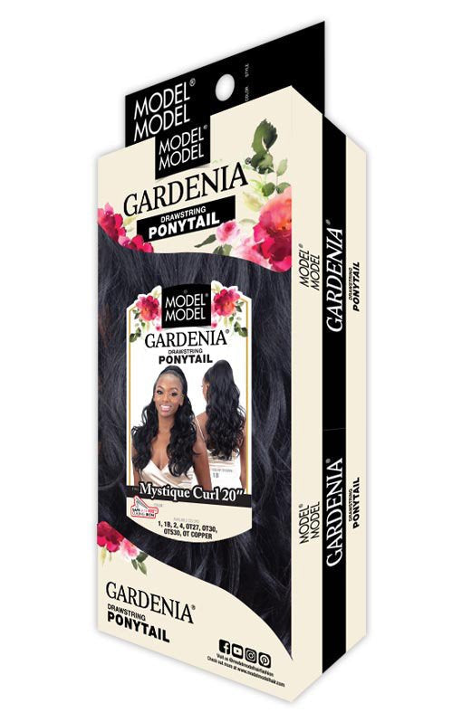 MODEL MODEL GARDENIA DRAWSTRING PONYTAIL - MYSTIQUE CURL 20