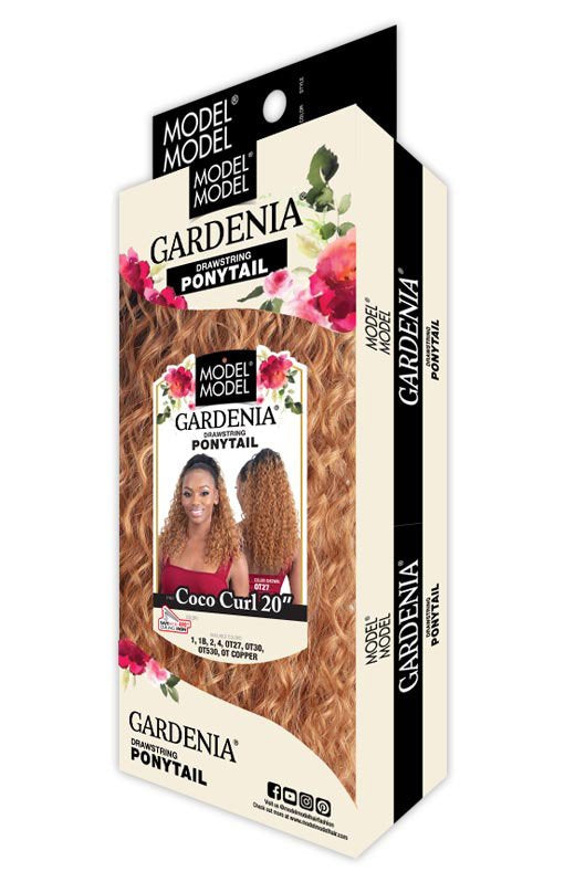 MODEL MODEL GARDENIA DRAWSTRING PONYTAIL - COCO CURL 20