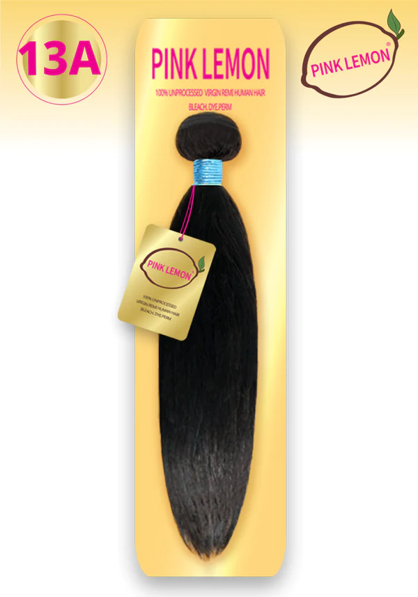 PINK LEMON - 100% 13A VIRGIN HAIR BUNDLE BLEACH, DYE, PERM (STRAIGHT) Find Your New Look Today!