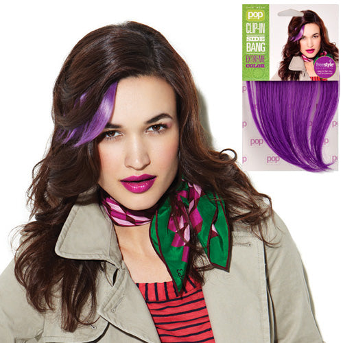 PUT ON PIECES Synthetic Hair Piece Clip-In Side Bang Find Your New Look Today!