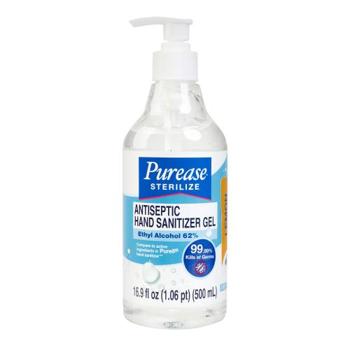 Purease Sterilize Antiseptic Hand Sanitizer Gel Lemon Sent 16.9oz Find Your New Look Today!