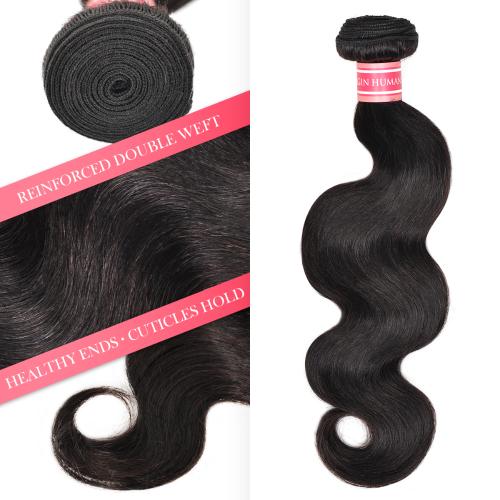 Queen by Ali 100% Virgin Human Hair Unprocessed Brazilian Bundle Hair Weave Natural Body Wave Find Your New Look Today!