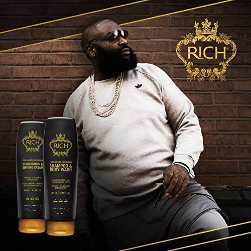 RICH Hair Care Pure Luxury Energizing Conditioner and Shaving Cream, 6.75 oz. Find Your New Look Today!