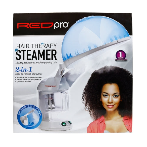 Red Pro Hair Therapy Steamer 2 in 1 Hair and Facial Steamer Find Your New Look Today!