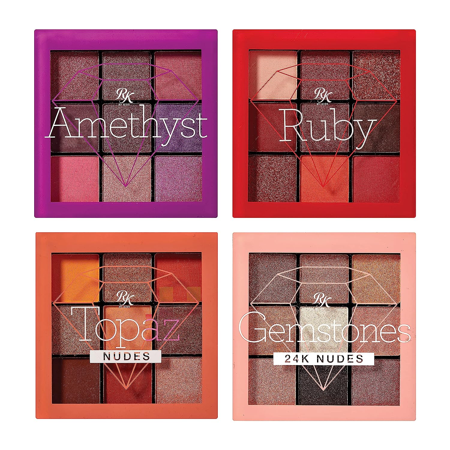 Ruby Kisses Eye Shadow Palette, 9 Shadows, Ruby Find Your New Look Today!