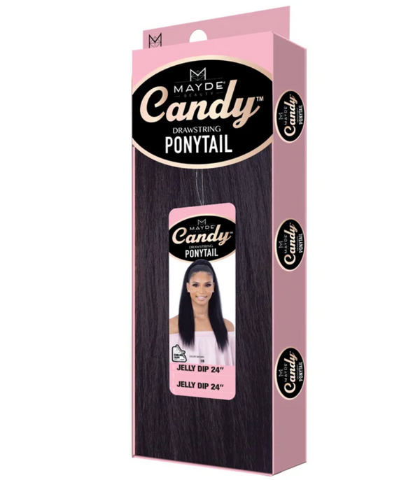 MAYDE BEAUTY CANDY DRAWSTRING PONYTAIL - JELLY DIP 24