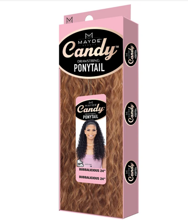 MAYDE BEAUTY CANDY DRAWSTRING PONYTAIL - BUBBALICIOUS 24
