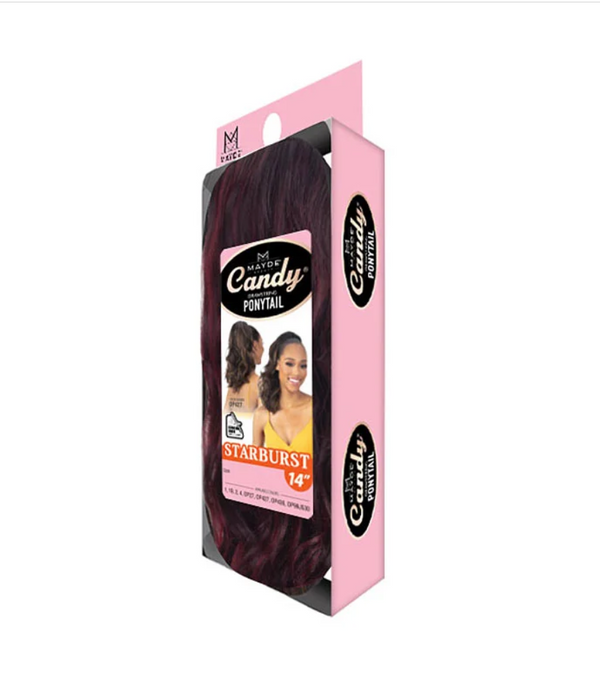 MAYDE BEAUTY CANDY DRAWSTRING PONYTAIL - STARBURST 14