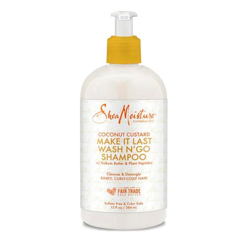 Shea Moisture Coconut Custard Make It Last Wash N'Go Shampoo 13oz Find Your New Look Today!