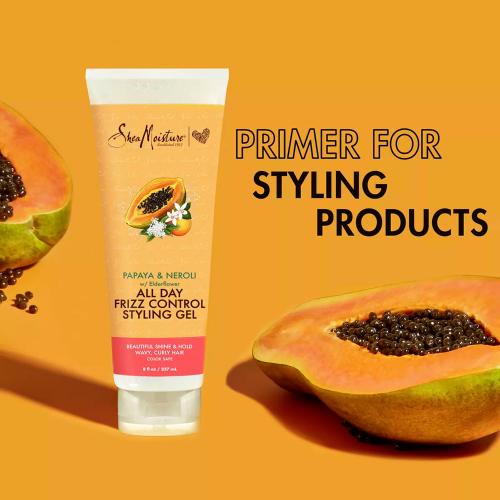 Shea Moisture Papaya n Neroli All Day Frizz Control Styling Gel 8oz Find Your New Look Today!