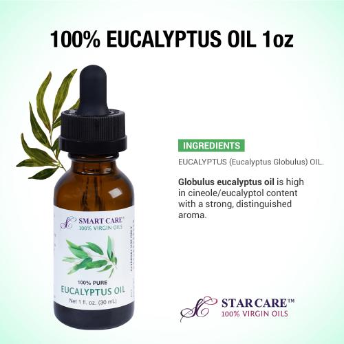 Smart Care 100% Pure Eucalyptus Oil 1oz Find Your New Look Today!