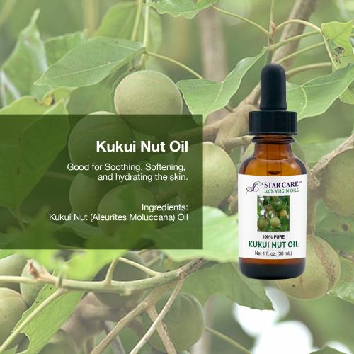 Star Care 100% Pure Kukui Nut Oil 1oz/ 30ml Find Your New Look Today!