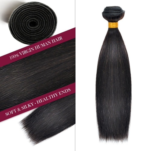 Starlet 100% Virgin Human Hair Unprocessed Brazilian Bundle Hair Weave Straight 3Pcs with 4X4 Closure Find Your New Look Today!