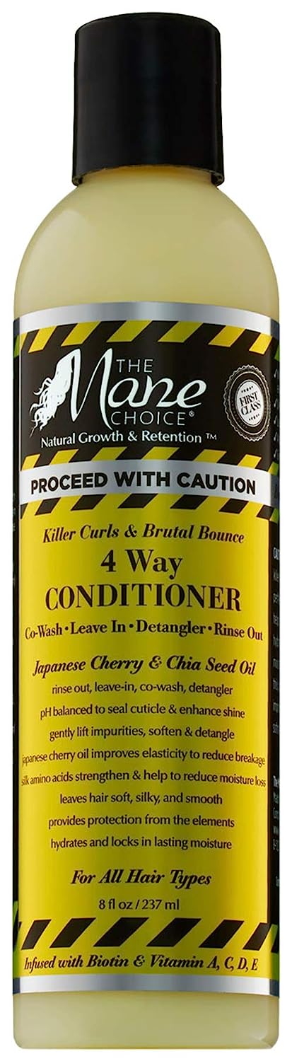 The Mane Choice Mane choice proceed with caution killer curls & brutal bounce 4 way conditioner Find Your New Look Today!