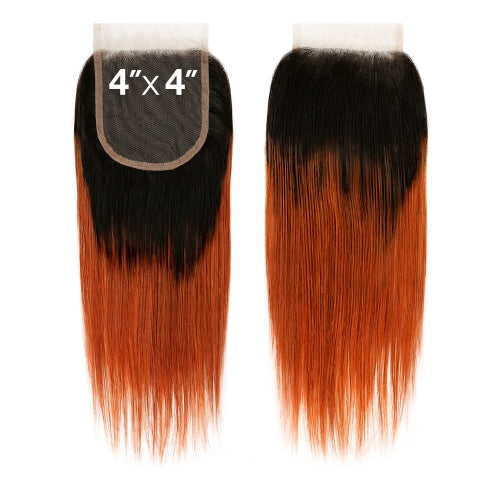 Uniq Hair 100% Virgin Human Hair Brazilian Bundle Hair Weave 4X4 Closure 7A Straight #OT30 Find Your New Look Today!